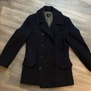 J Crew Mens Peacoat Navy Small